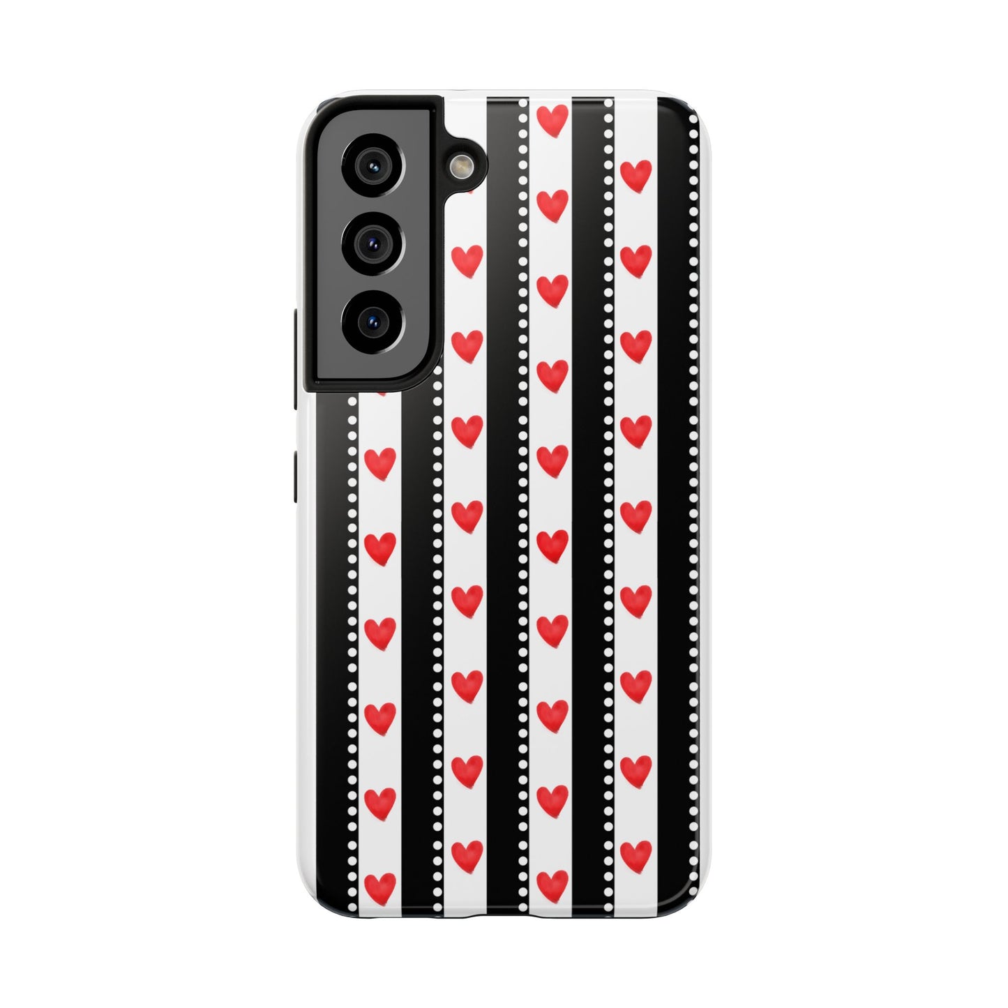 Heart Stripe Tough Phone Case