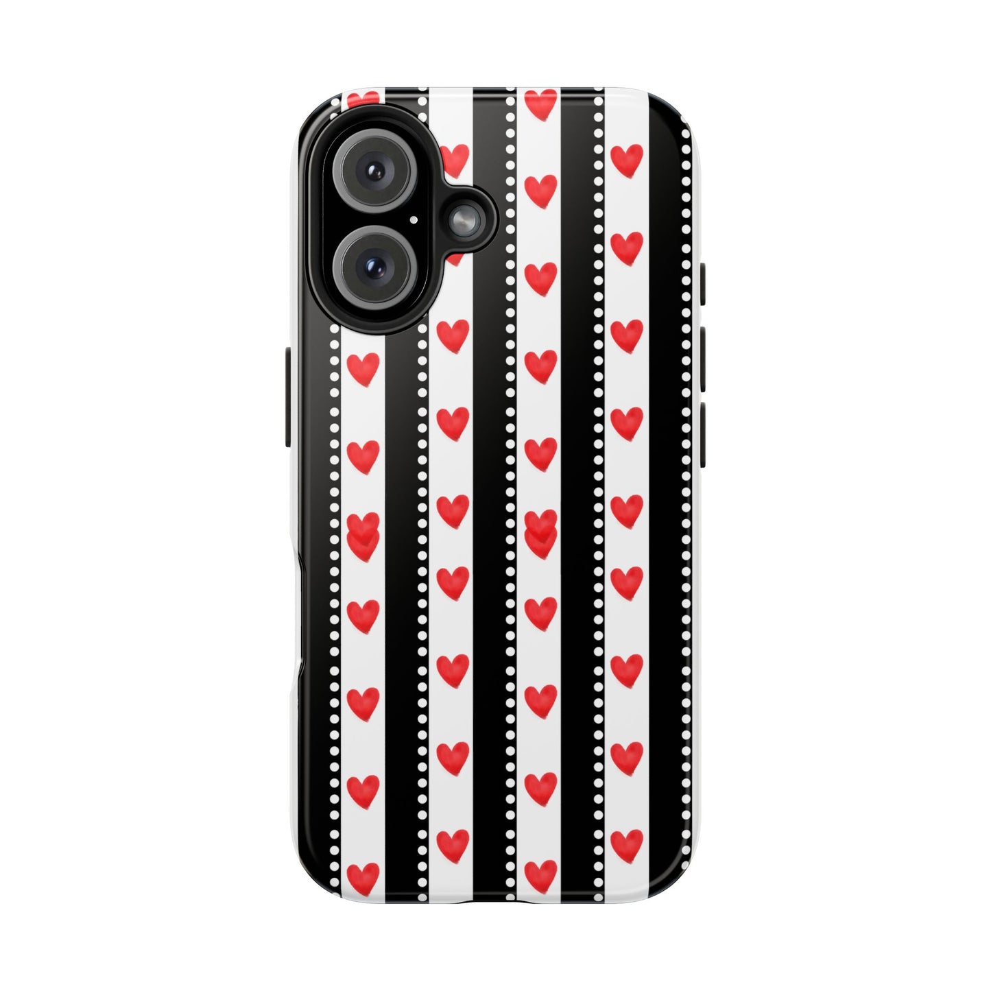Heart Stripe Tough Phone Case