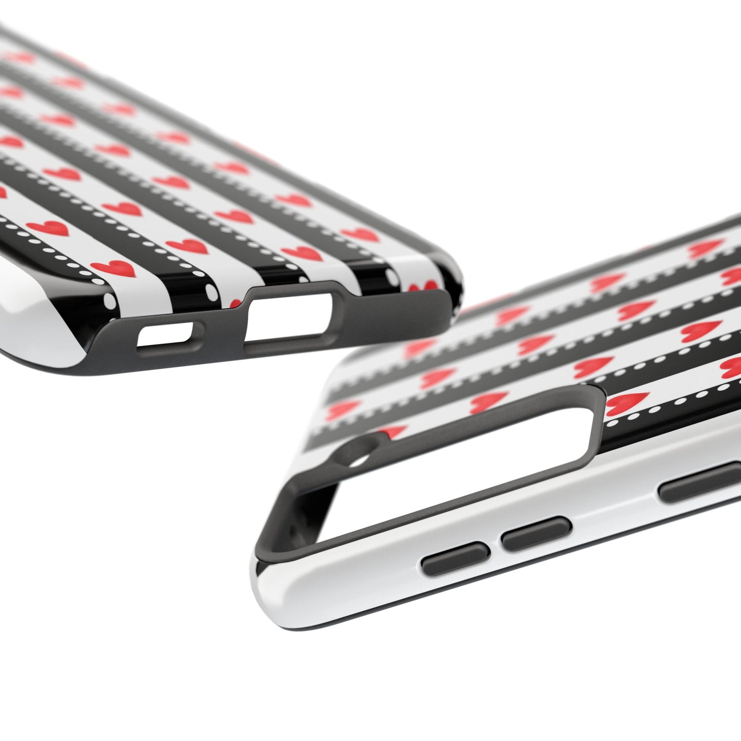 Heart Stripe Tough Phone Case